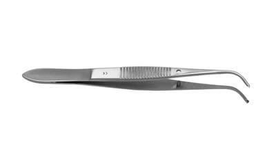 Curved Dressing Forceps - Delicate Tip