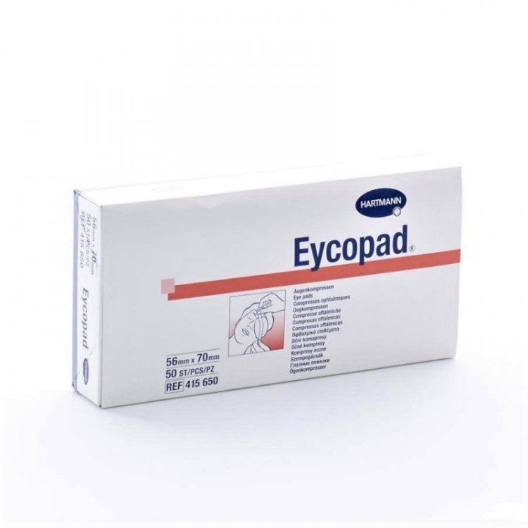 Οφθαλμικά επιθέματα Eycopad απλά (50 τμχ)