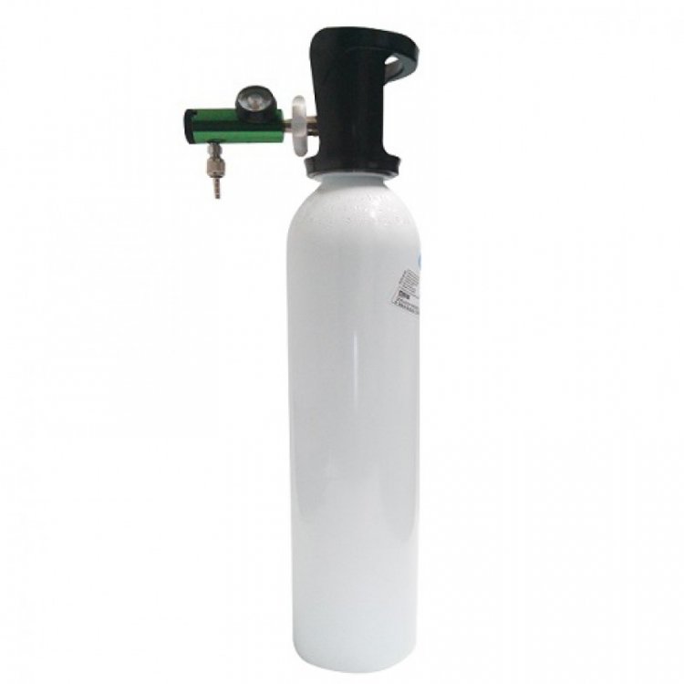 Oxygen Cylinder with Flow Meter