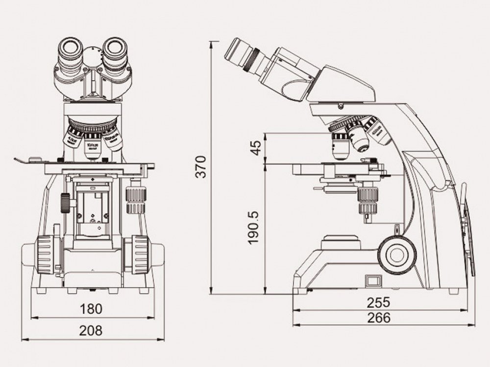 Microscope Led 40-1600X
