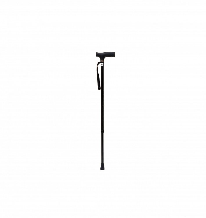 Black Aluminum Folding Cane
