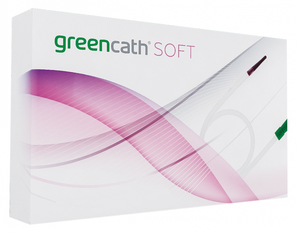 Καθετήρας αυτολιπαινόμενος Greencath Soft H20