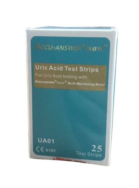 Uric acid test strips (25 pieces)