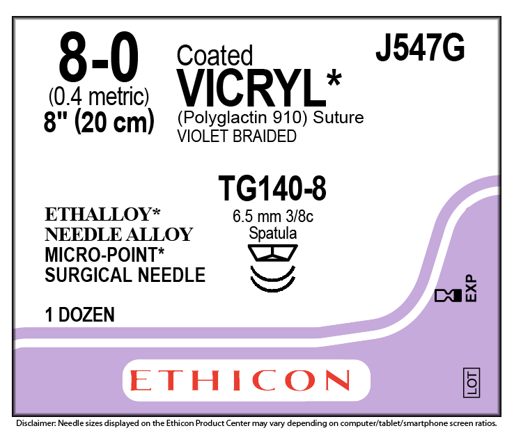 Vicryl 8.0 Suture