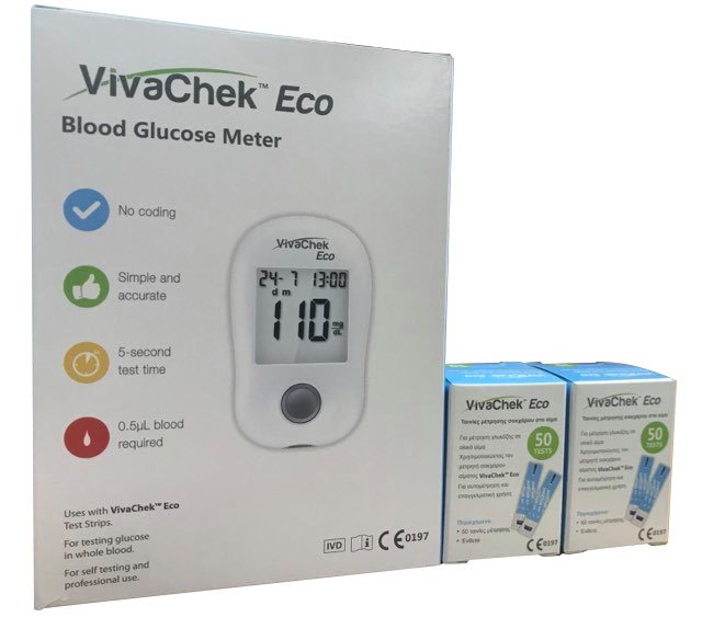 Blood glucose test strips (50pcs) - VivaChek