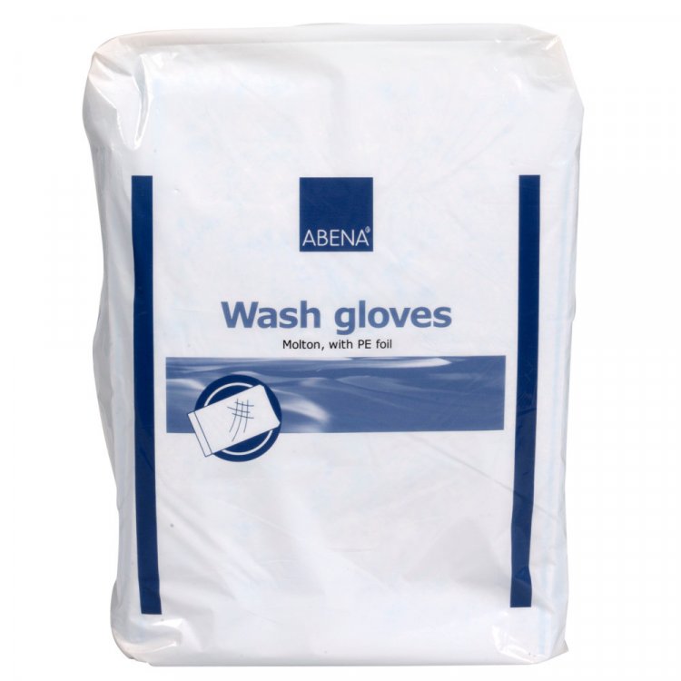 Abena cleansing gloves 23x16cm (50 pcs)