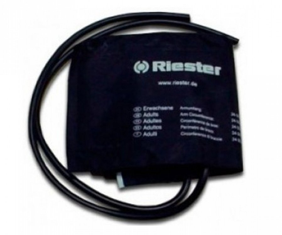 Blood Pressure Cuff 2 Tubes Overweight Adult Riester  70Χ15Cm