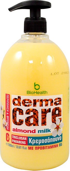 Dermacare cream soap almond 1000ml (without pump)