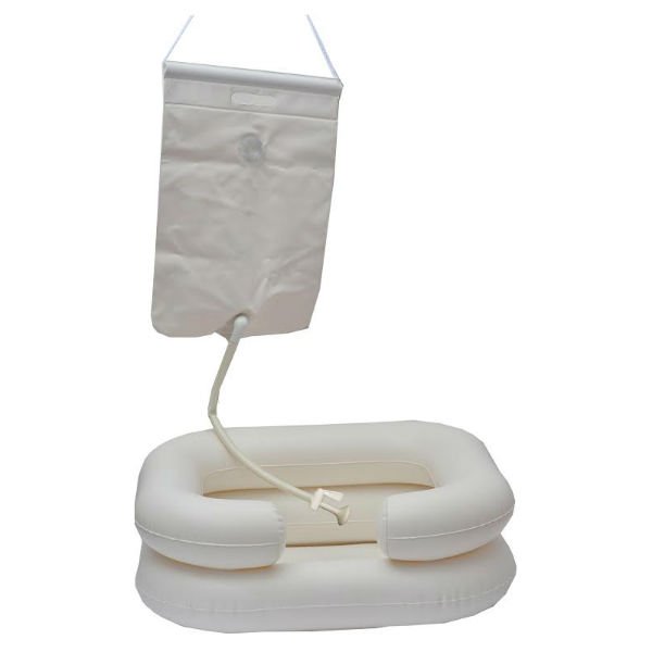 Inflatable Shampoo Basin with Bag
