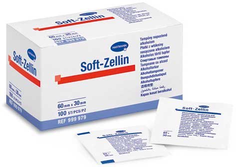 Εμποτισμένα επιθέματα Soft - Zellin (100τμχ)