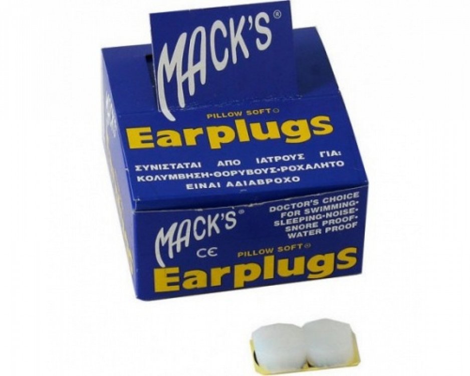 Ωτοασπίδες σιλικόνης Mack's