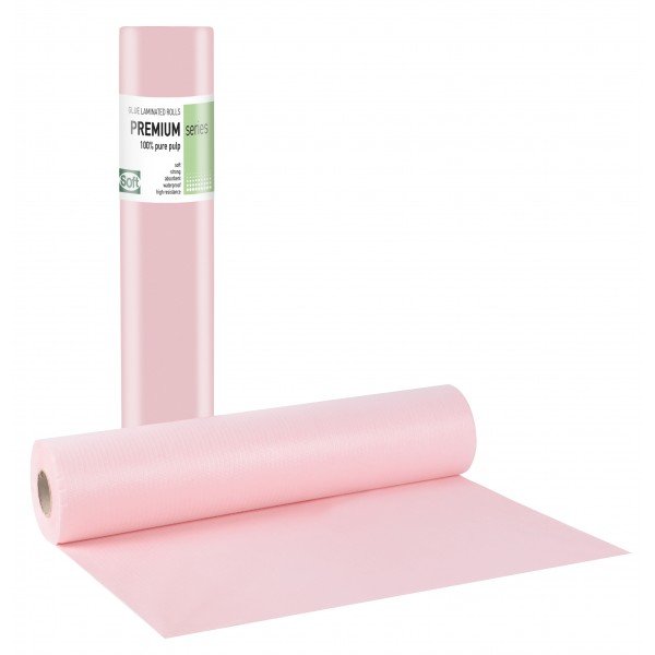 Laminated Couch Roll (waterproof) Soft - Pink