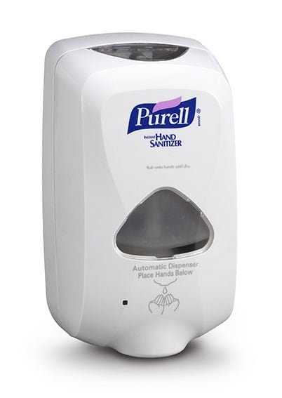 Επιτοίχιο Dispenser αντισηπτικού Purell χωρίς επαφή - Λευκό