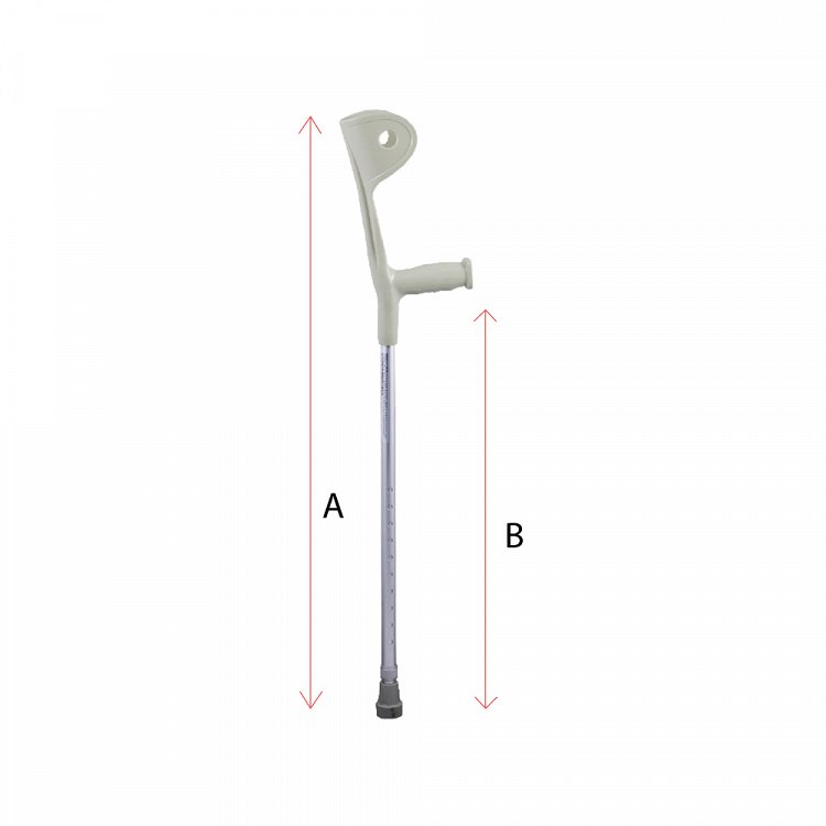 Elbow Crutch With Fixed Handle