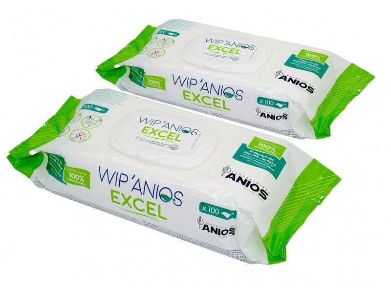 Μαντηλάκια απολυμαντικά Wipanios Premium (100 τεμ.)