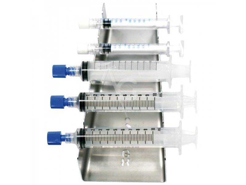 Metal rack for 5 syringes