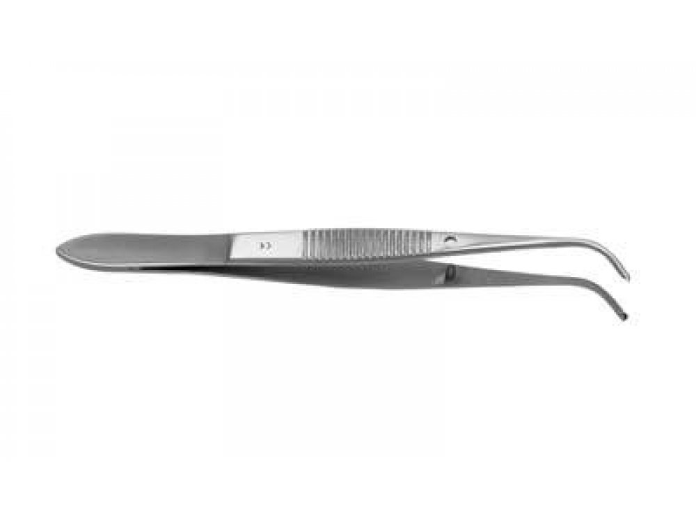 Curved Dressing Forceps - Delicate Tip