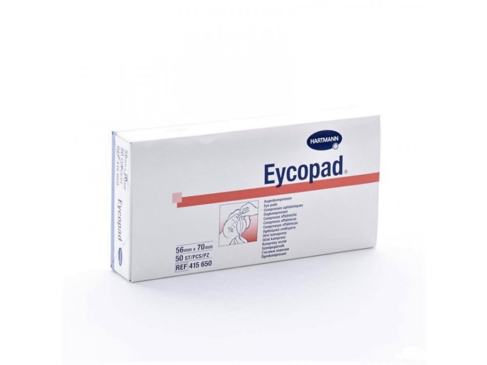 Oφθαλμικά επιθέματα Eycopad απλά (50 τμχ)