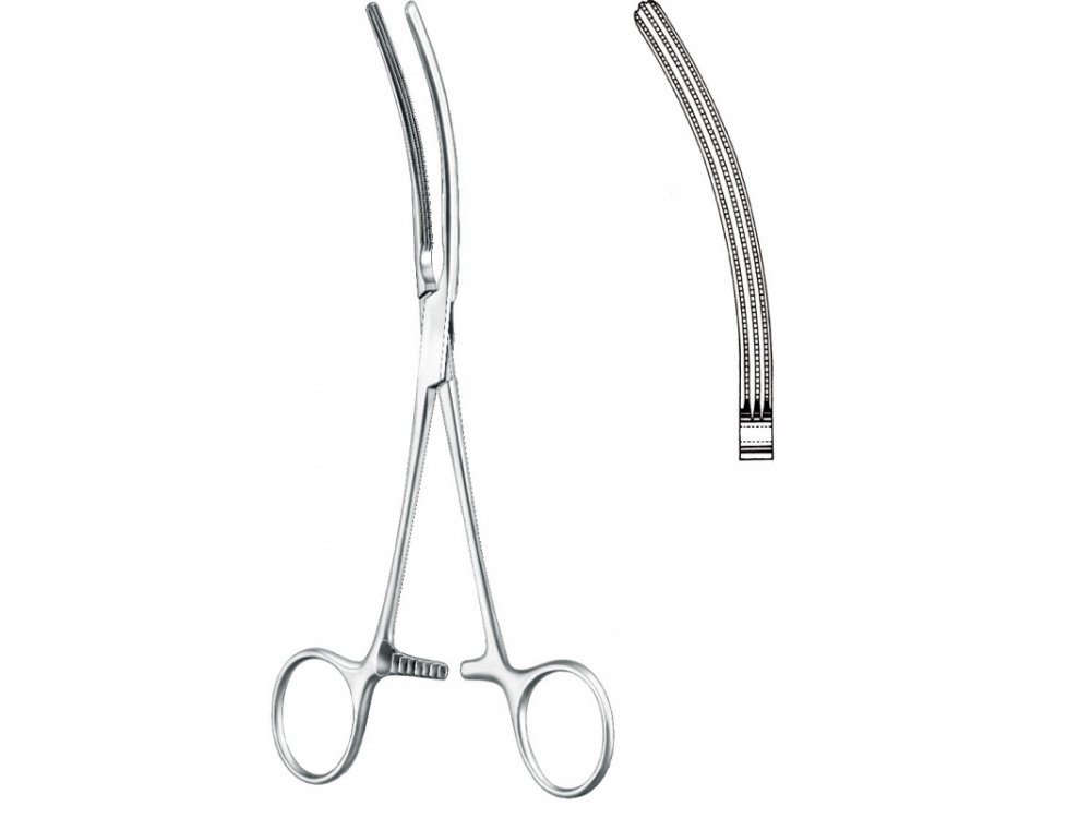 Curved Intestinal Forcep