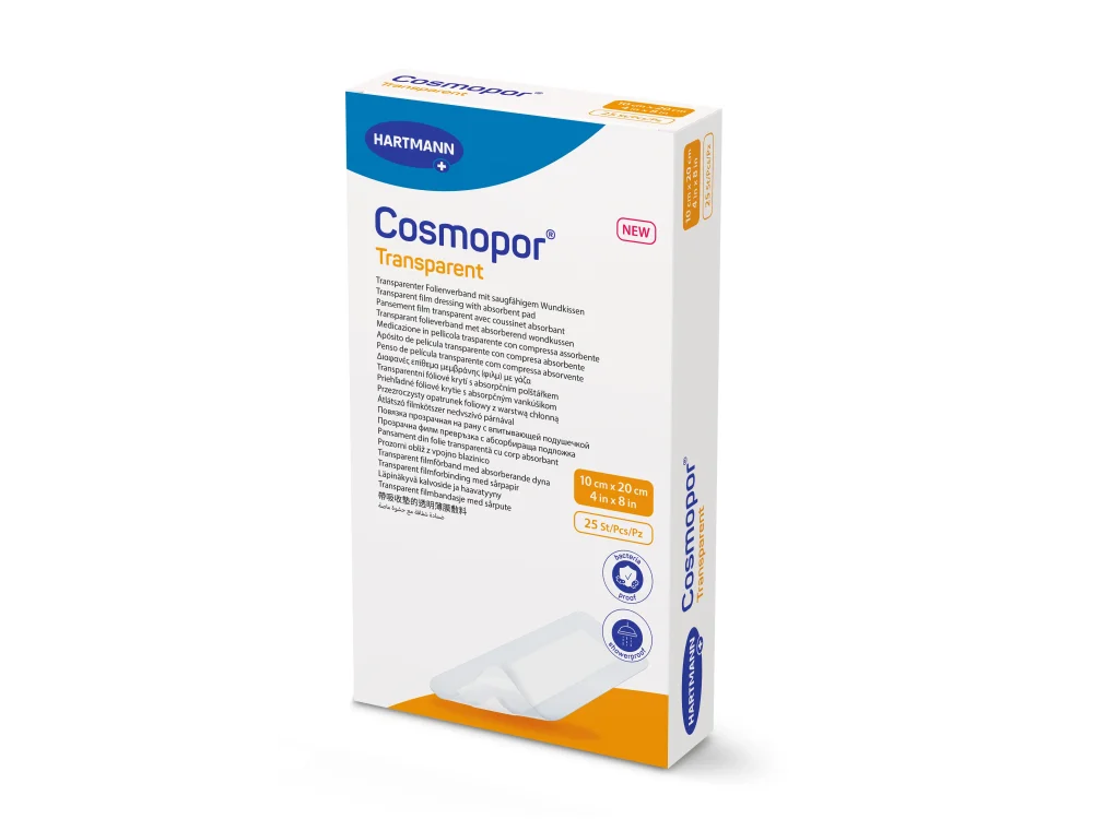 Cosmopor Transparent Waterproof gauzes (25 pcs)