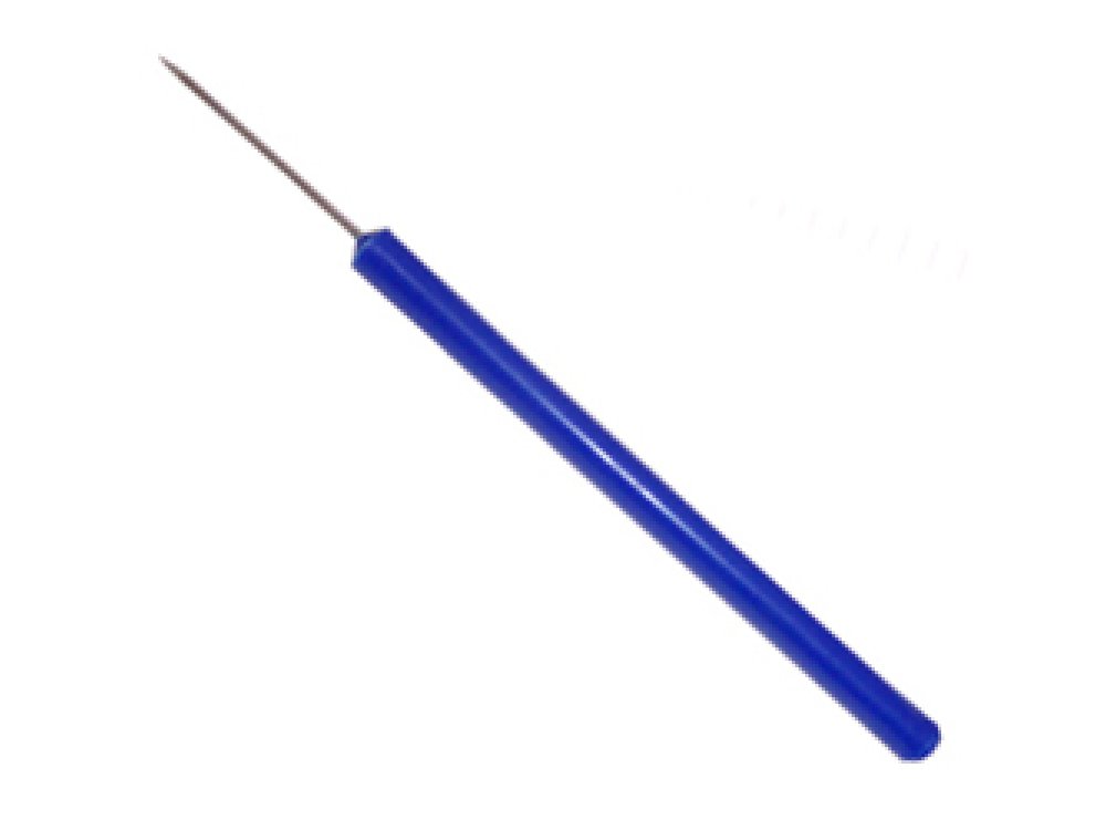 Anatomy needle with plastic handle