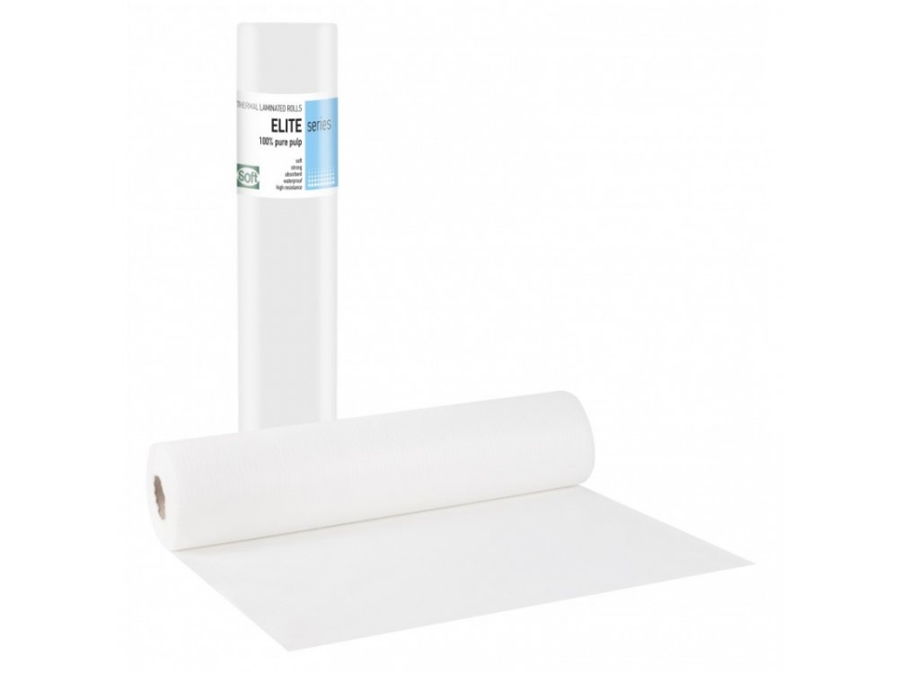 Laminated Couch Roll (waterproof) Elite Soft - White
