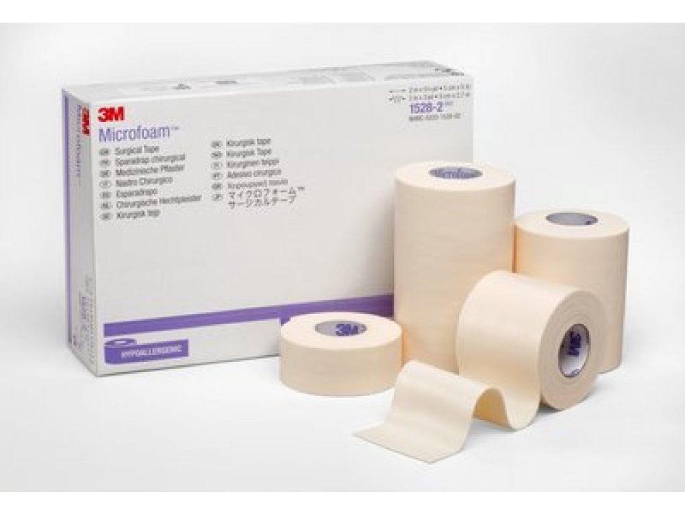 Microfoam Adhesive Hypoallergenic Surgical Tape 2.5cm
