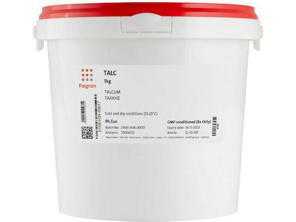 Fagron Pharmaceutical talc 1000gr (w/o pump)