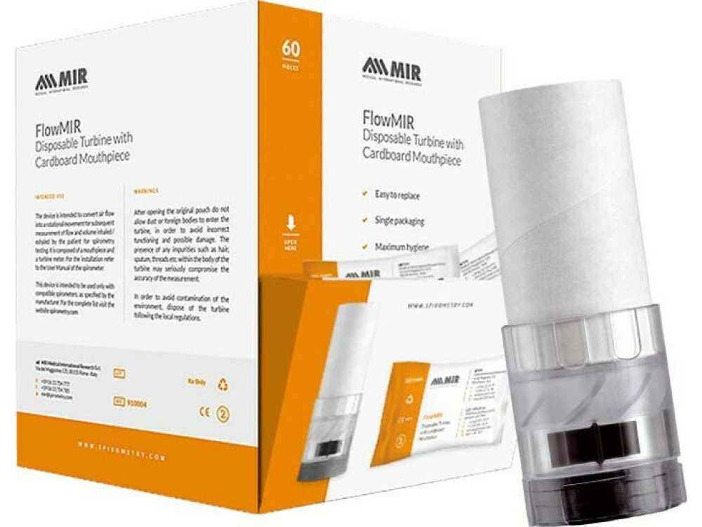 FlowMir spirometer turbines disposable (60 pcs)