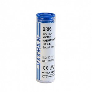 Micro Heamatocrit Tubes Blue Vitrex 75Mm 75Μl