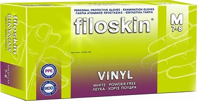 Powder-Free Vinyl Gloves (100 Pcs)