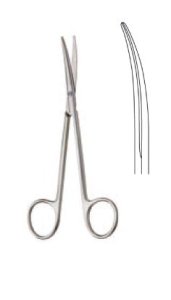 Metzenbaum scissors curved - fine