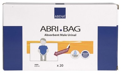 ABRI-BAG Absorbent Male Urinal Bags (20 pcs)
