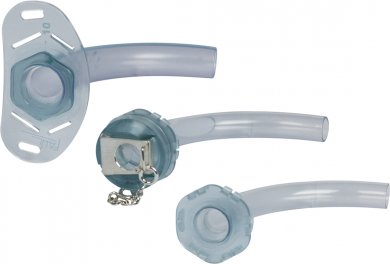 Duravent tracheostomy tube with speaking valve, uncuffed for long-term use 21032