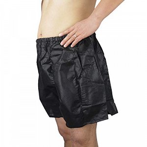 Black Non-Woven Boxer Underwear