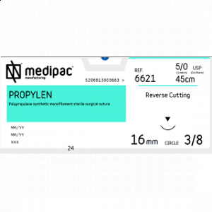 Ράμμα Propylen 5/0 Medipac