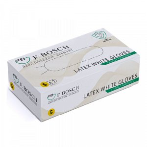 Latex Powdered Gloves White X-Small (100Pcs) F.bosch