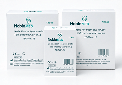 Γάζες αποστειρωμένες Noblemed