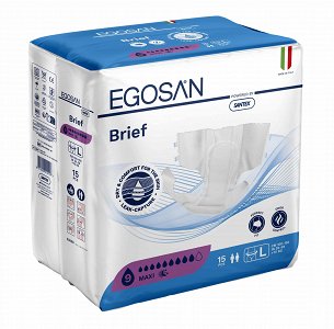 Πάνες Egosan maxi πολύ βαριάς ακράτειας (15τμχ)