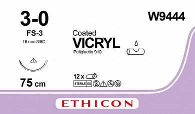 Ράμμα Vicryl 3/0 απορροφήσιμο
