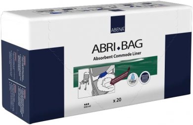 ABRI-BAG Absorbent Commode Liner (20 pcs)