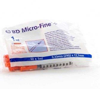 BD Micro - Fine Σύριγγα Ινσουλίνης 1ml 29G (10τμχ)
