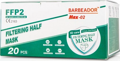 Disposable Ffp2 Masks Barbeador (20Pcs)