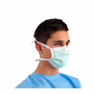 Surgical Mask With Laces Blue (50Pcs)