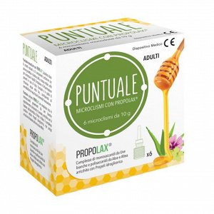 Micro-Enemas With Propolis Puntuale For Adults (6Pcs)