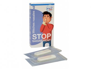 Stop Saignement Nasal Bleeding Tampons (2pcs)