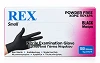Glove Nitrile Rex Black (100Pcs)