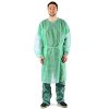 Blouse Nonwoven Disposable 20Gr Green (10Pcs)