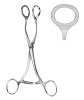 Collin Tongue Forceps 17Cm