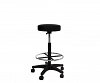 Rolling Stool With Footrest, No Backrest